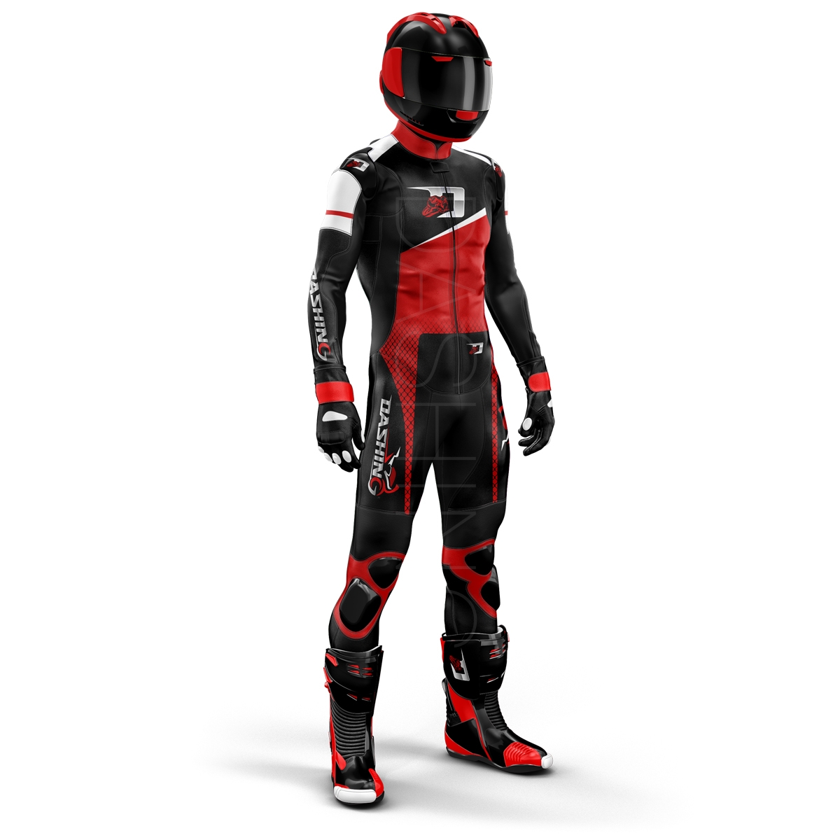 Dashing One Piece Motorbike Leather Suit