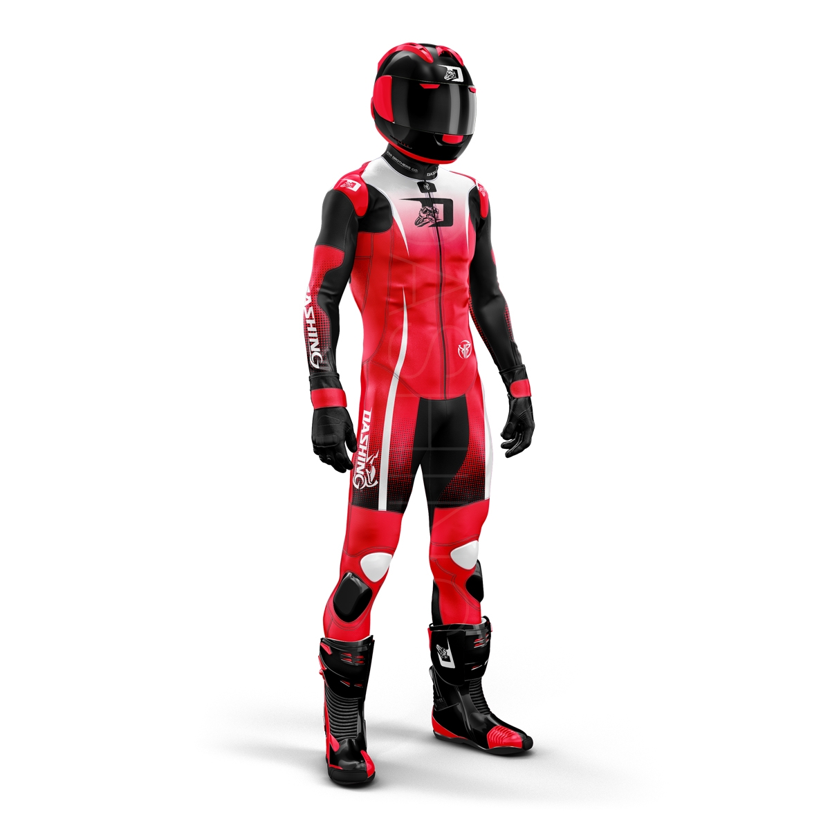 Dashing One Piece Motorbike Leather Suit